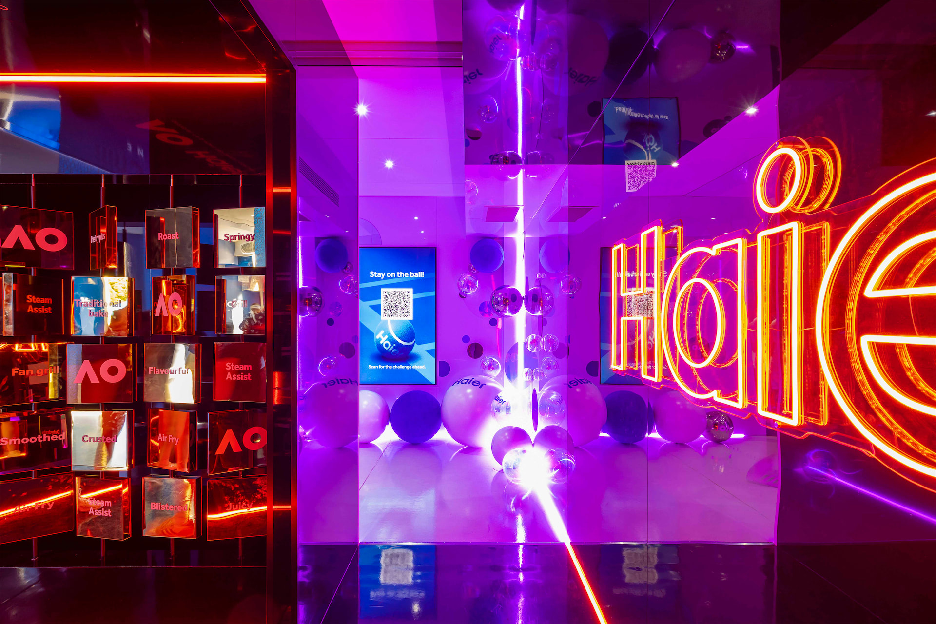 Groblox x Haier at the Australian Open 2026