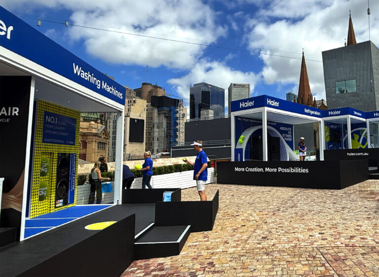 Groblox used to build a varied and engaging brand experience for Haier appliances