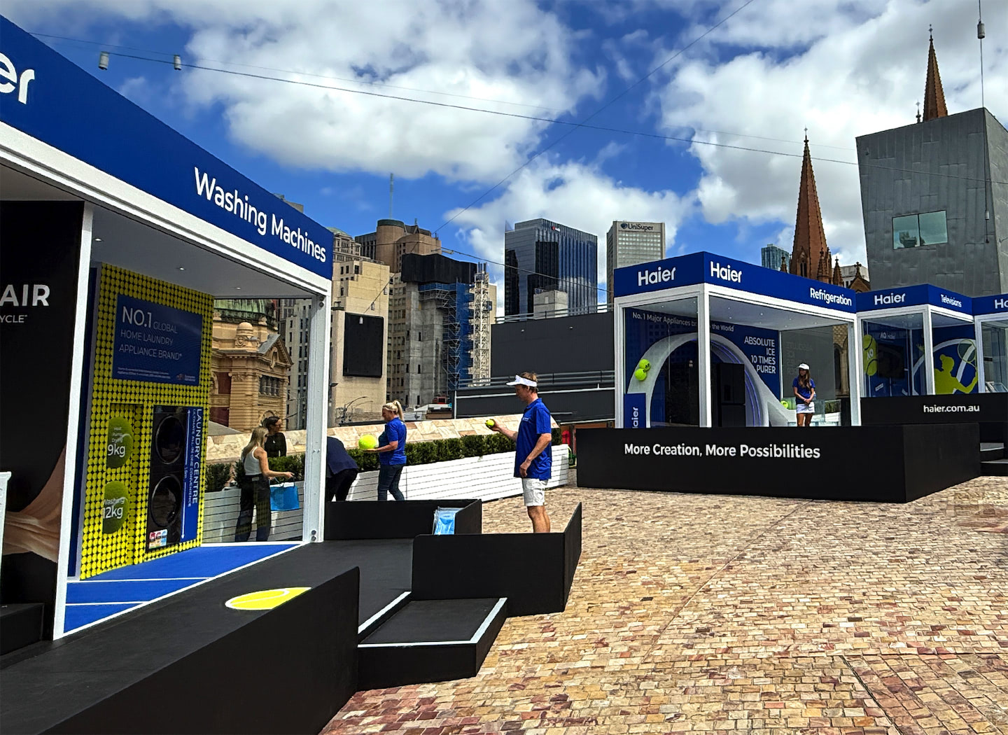 Groblox used to build a varied and engaging brand experience for Haier appliances