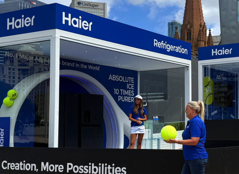 Haier's modular and flexible brand activation solution using Groblox