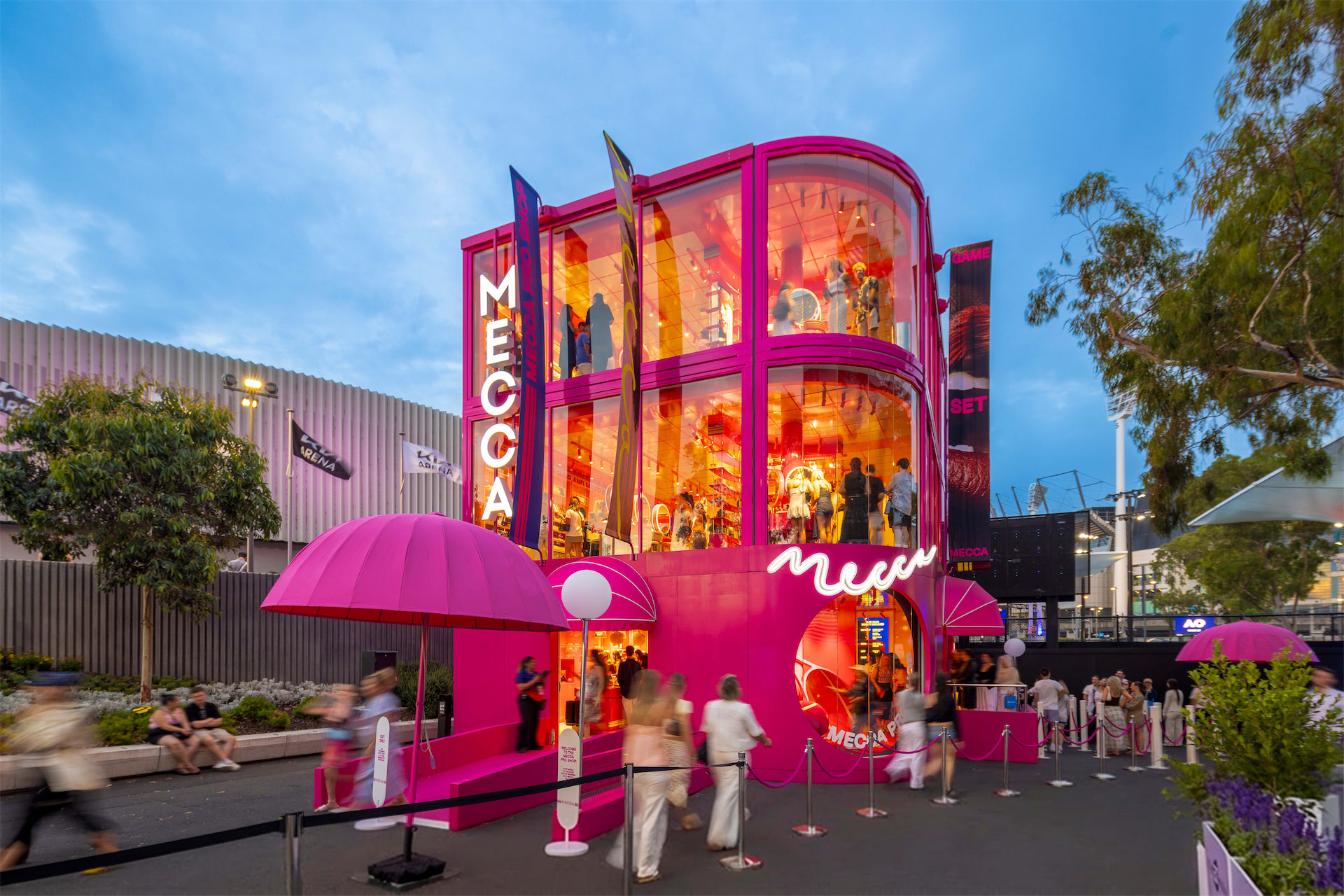 Groblox x MECCA at Australian Open 2026