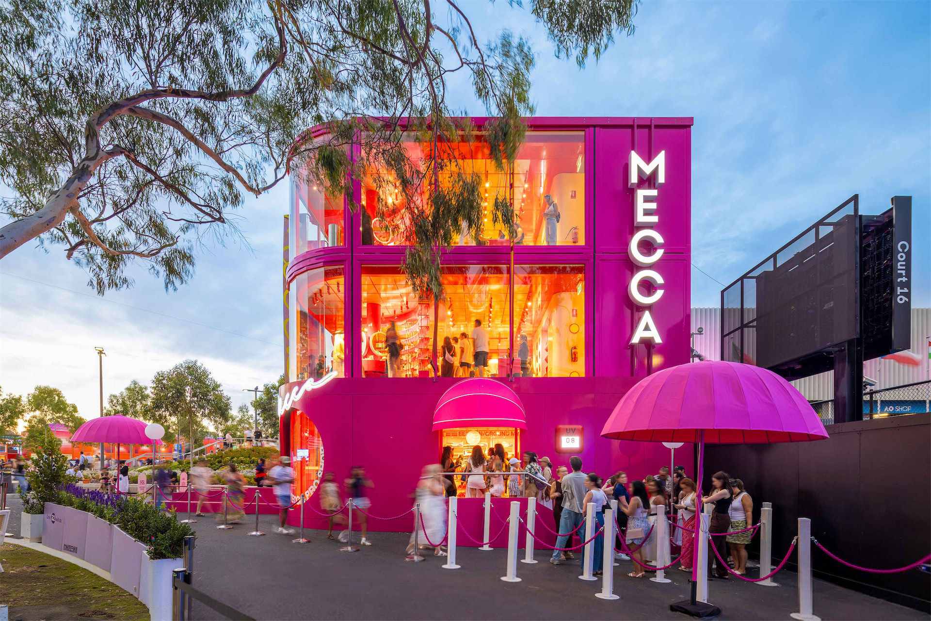 Groblox x MECCA at Australian Open 2026