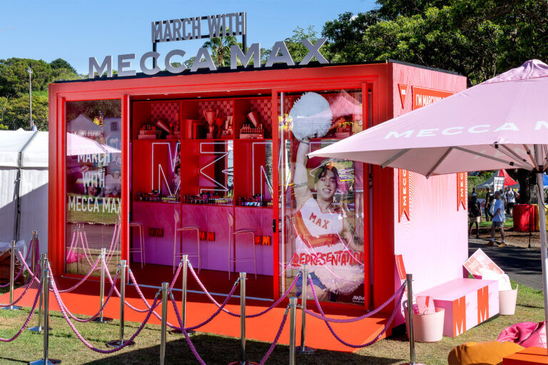 The MECCA MAX Brand Activation at the Sydney Gay and Lesbian Mardi Gras 2025